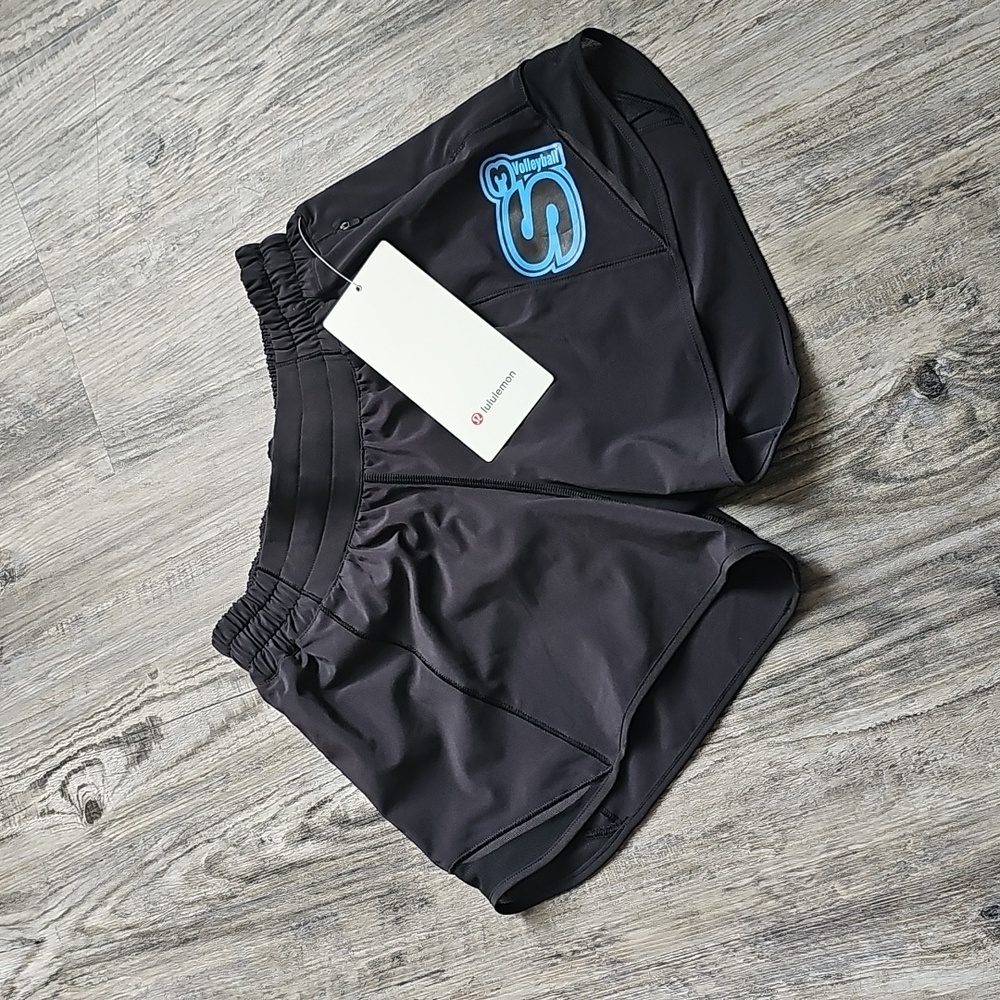 Black Lululemon hottie hot shorts